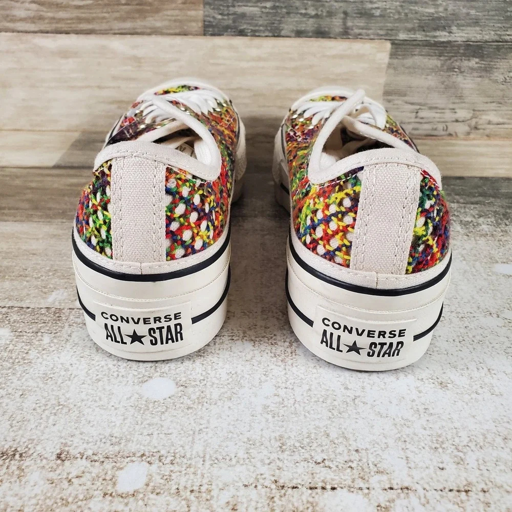 Converse Chuck Taylor All Star Lift Ox Womens Shoes Sz 7 Multi Platform Sneakers